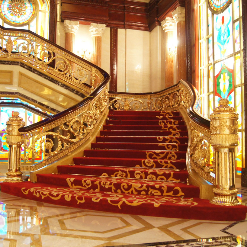 江阴海澜集团总部铜艺栏杆