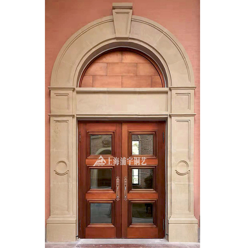 <h4>华为东莞松山湖总部</h4><p>铜门</p>